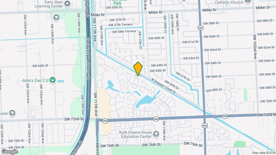 11321 SW 65th St Map and Location Details