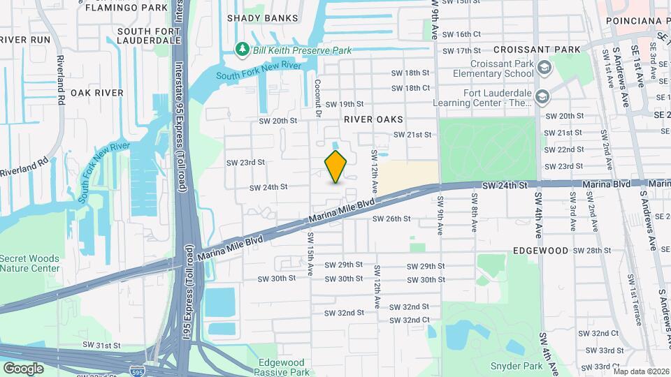 1411 SW 24th Ct Map and Location Details