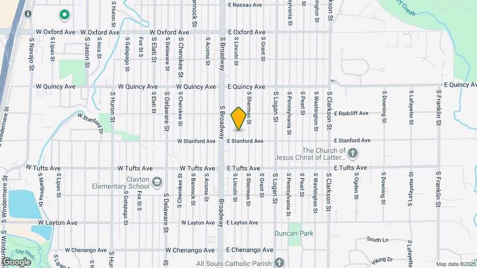 4476 S Lincoln St Map and Location Details