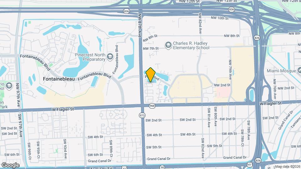 8590 NW 3rd St Map and Location Details