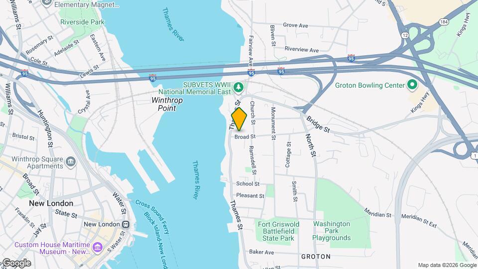 22 Broad St Map and Location Details