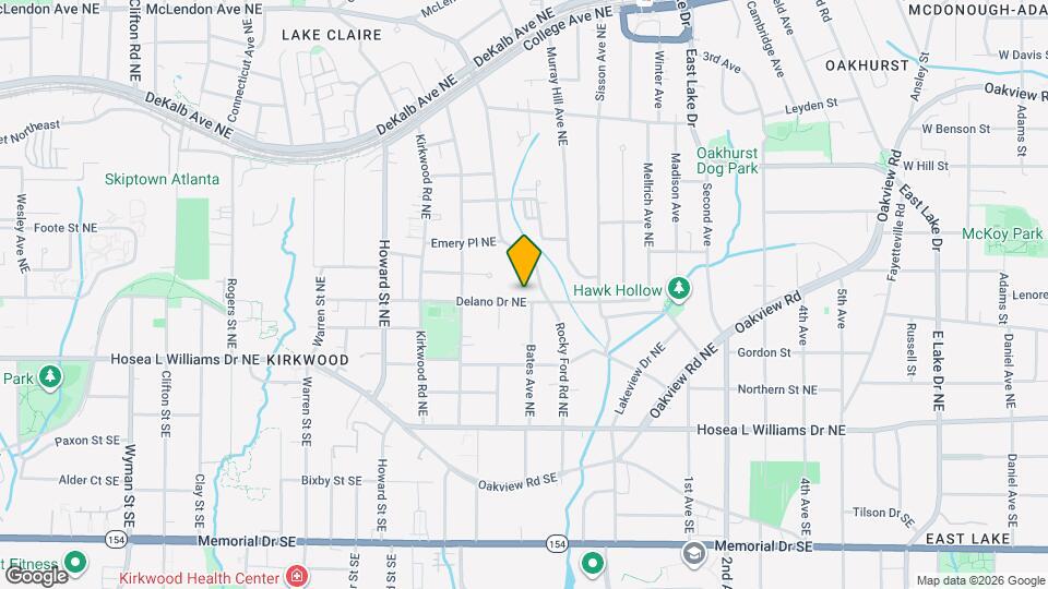 2134 Delano Dr NE Mapa y Detalles de la Ubicación