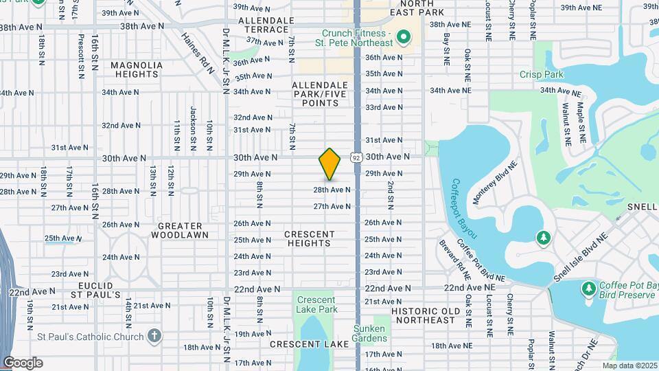 485 28th Ave N Map and Location Details