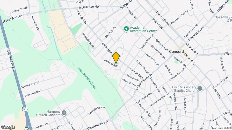 134 Duval St NW Map and Location Details