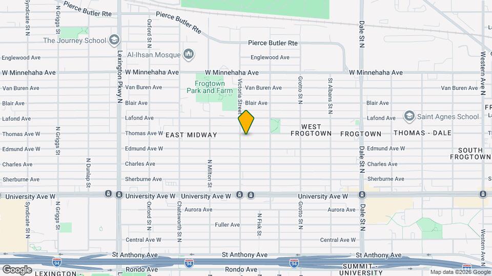 850 Thomas Ave W Map and Location Details