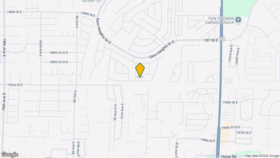 9213 191st St E Map and Location Details