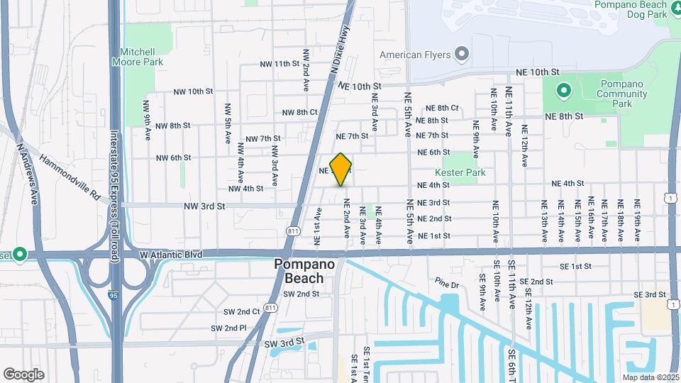 124 NE 4th St Map and Location Details