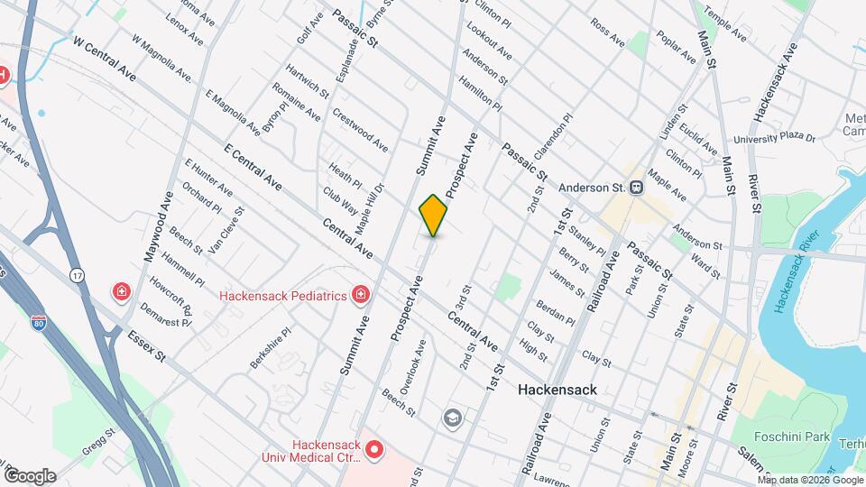 280 Prospect Ave Corp Map and Location Details