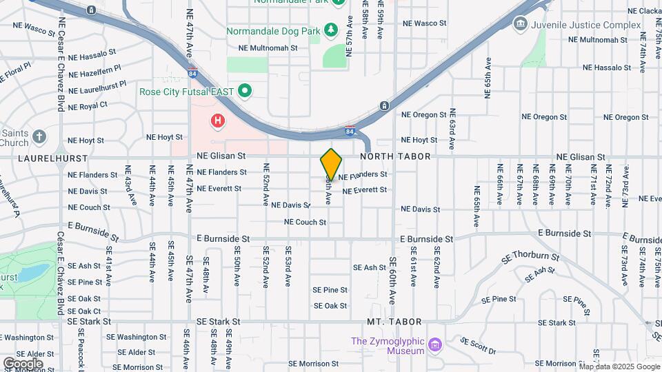 5603 NE Everett St Map and Location Details