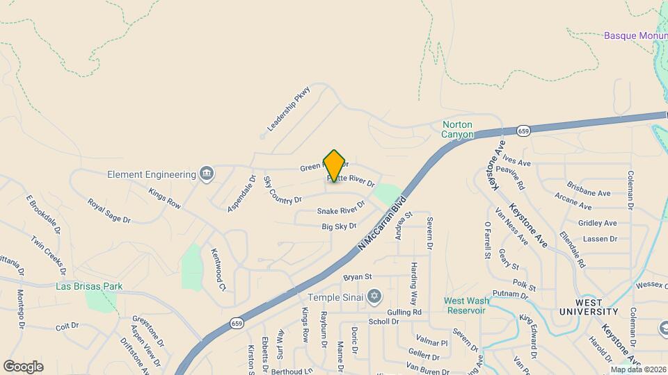 3151 Sky Country Dr Map and Location Details