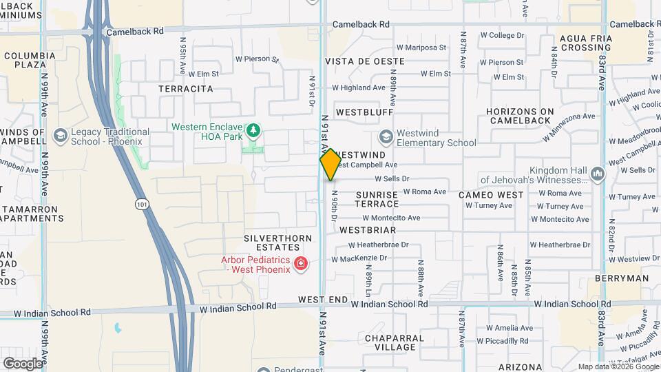 4408 N 90th Dr Mapa y Detalles de la Ubicación