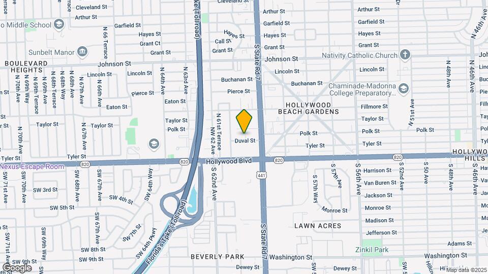 6035 Duval St Map and Location Details