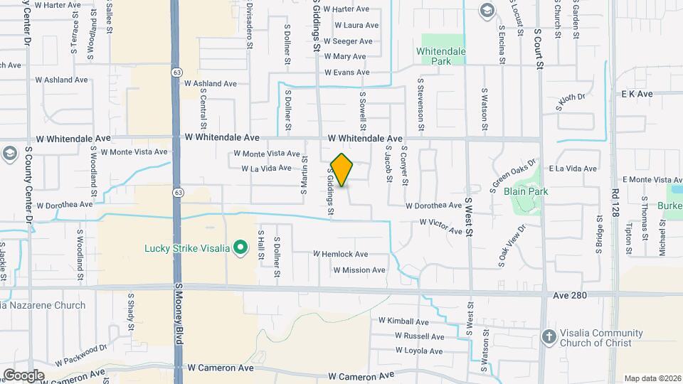 3031 S Oak Park St Map and Location Details