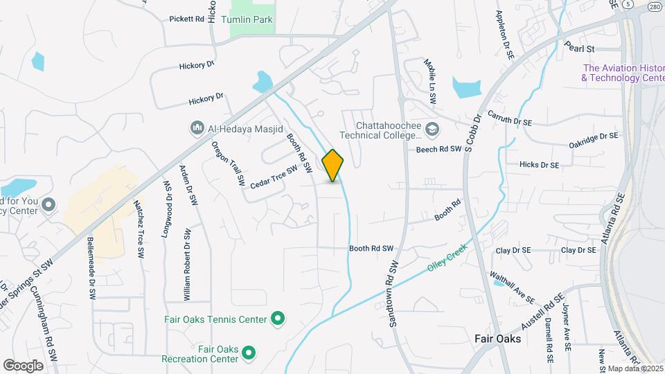 295 E Burns Ct SW Mapa y Detalles de la Ubicación
