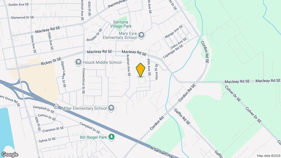 1316 Bluegrass St SE Map and Location Details