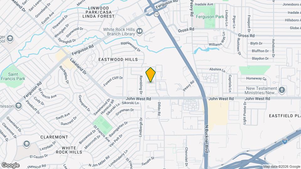 1515 Cherrycrest Ln Mapa y Detalles de la Ubicación