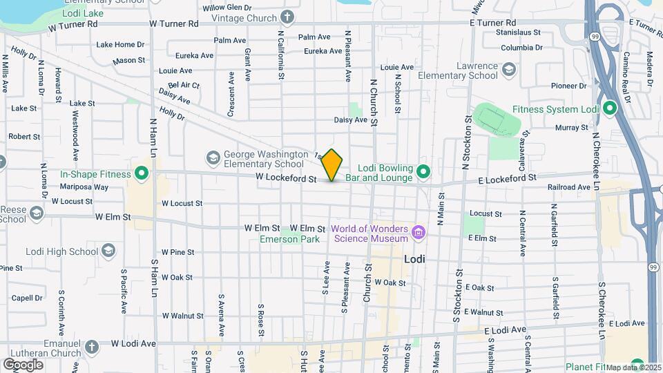 400 W. Lockeford Street Apartments Map and Location Details