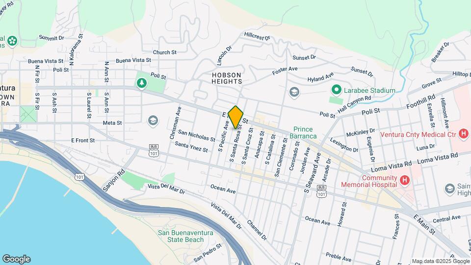81-85 S Santa Rosa St Map and Location Details