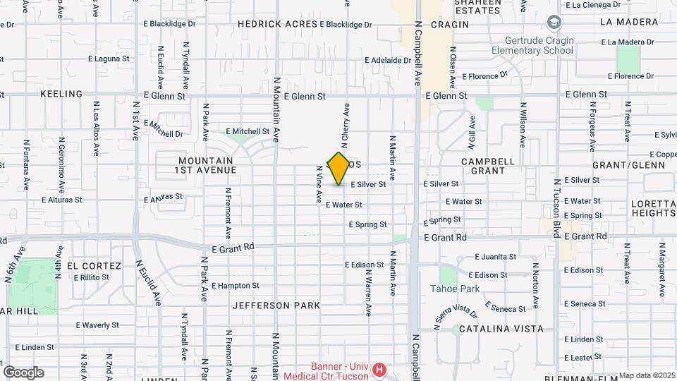 1540 E Silver St Map and Location Details