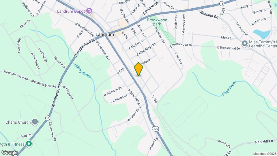 528 S Shamrock Ave Map and Location Details