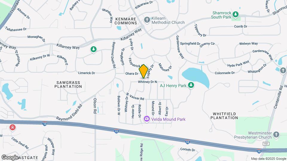 2724 Whitney Dr N Map and Location Details