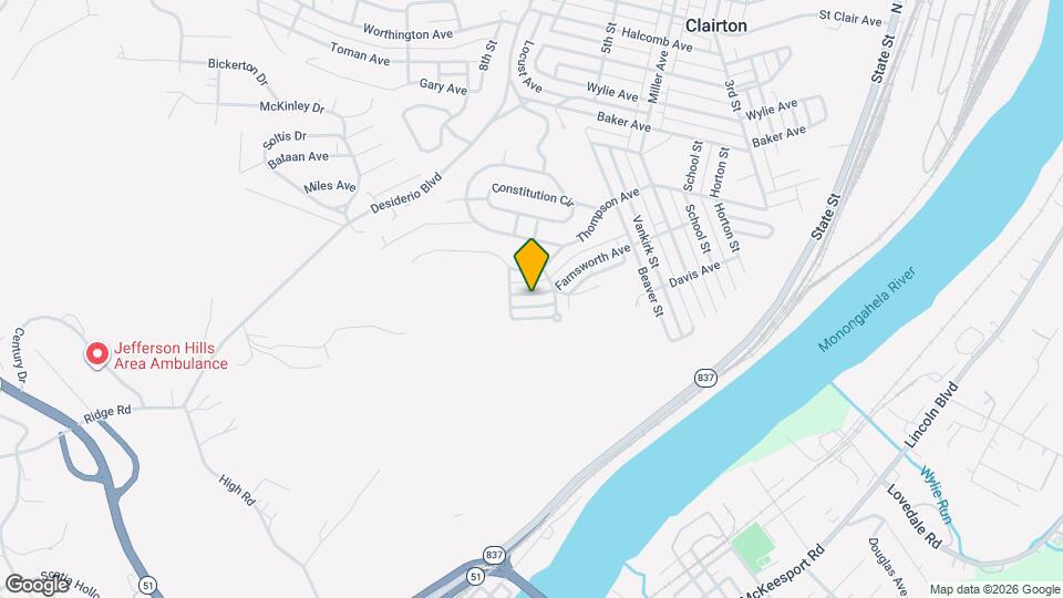 618 Farnsworth Ave Map and Location Details