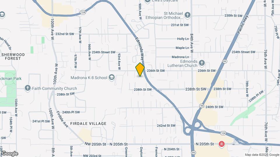 Edmonds 4-plex Mapa y Detalles de la Ubicación