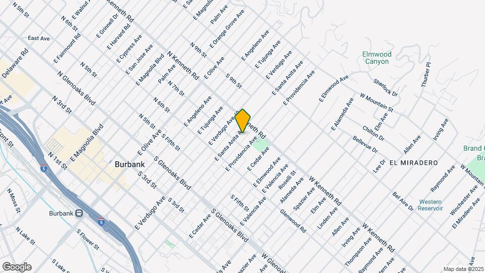 714 E Santa Anita Ave Mapa y Detalles de la Ubicación