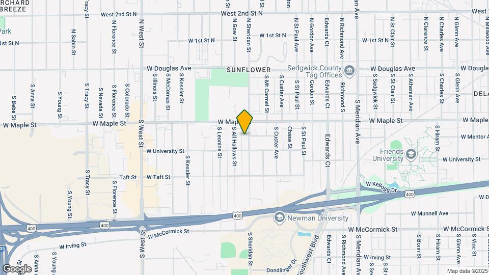 315 S Sheridan St Map and Location Details