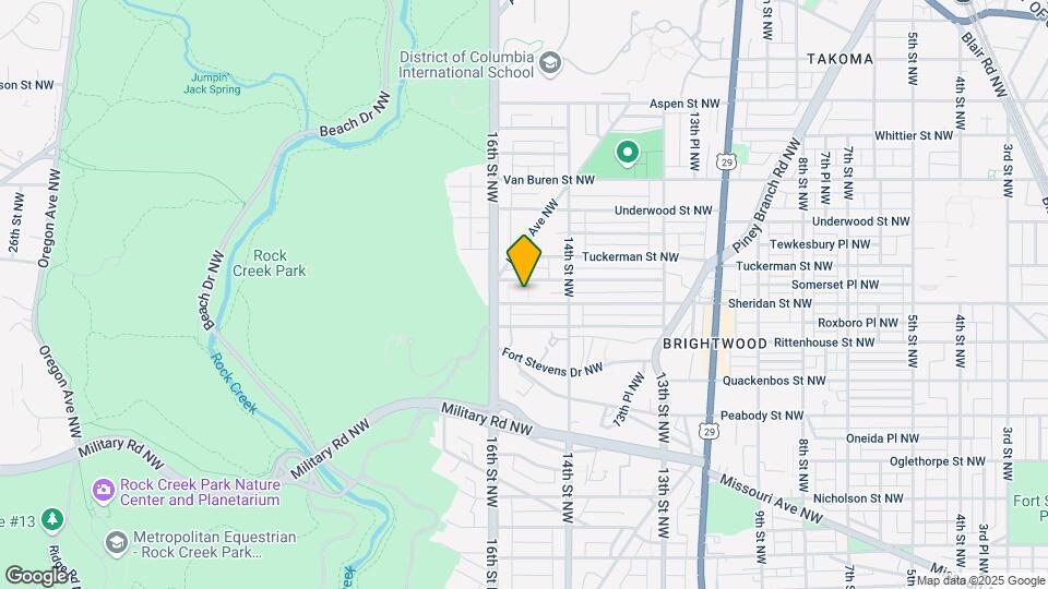 1443 Sheridan St NW Map and Location Details