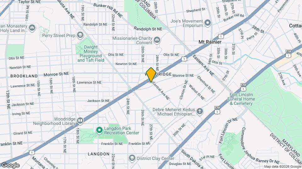 2630 Brentwood Rd NE Map and Location Details