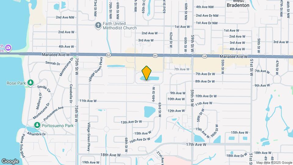 6640 7th Ave Cir W, Unit 1-1211 Map and Location Details