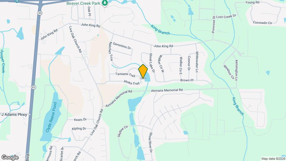 2852 Atoka Trail Map and Location Details