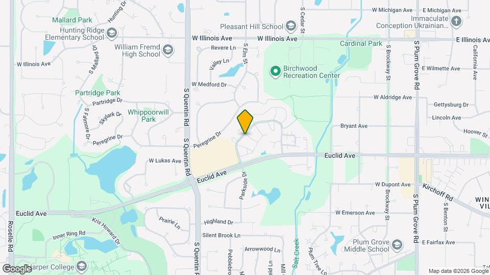 1266 S Parkside Dr Map and Location Details