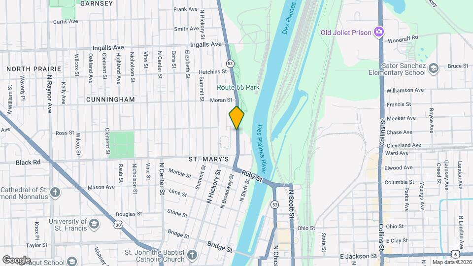 835 N Broadway St, Unit 1 Map and Location Details