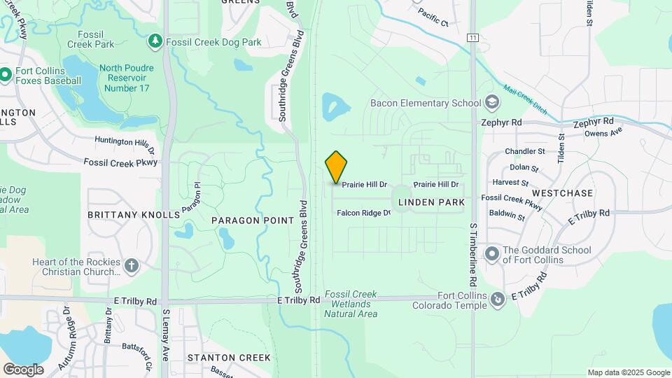 1651 Prairie Hill Dr Map and Location Details