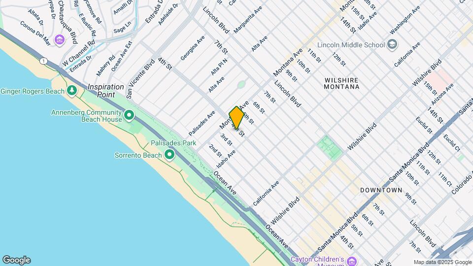 A Santa Monica Sanctuary: 834 Fourth Street Map and Location Details