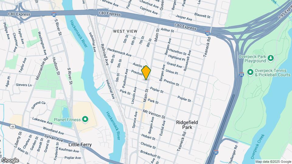 Ridgefield Park Senior Citizen Housing Mapa y Detalles de la Ubicación