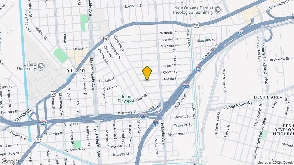 2518 Acacia St Map and Location Details
