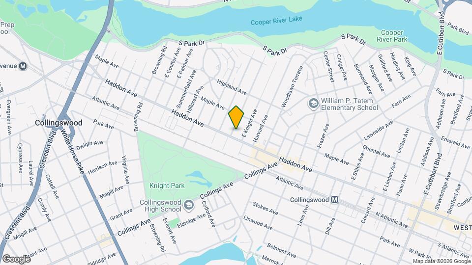 14 E Madison Ave Map and Location Details