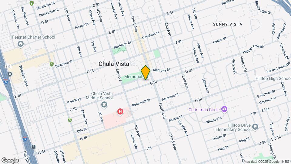 319-325 G St Mapa y Detalles de la Ubicación