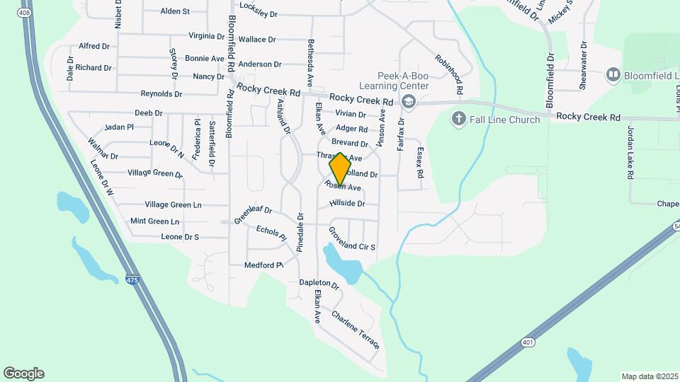 2472 Rosen Ave Map and Location Details