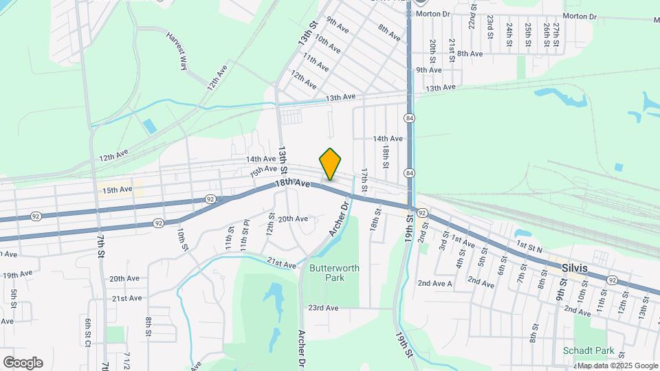 1409-1409 1/2 18th Ave Map and Location Details