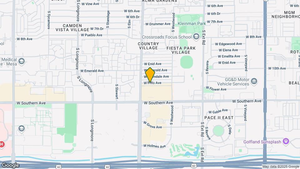 1133 W Frito Ave-Unit -4 Map and Location Details