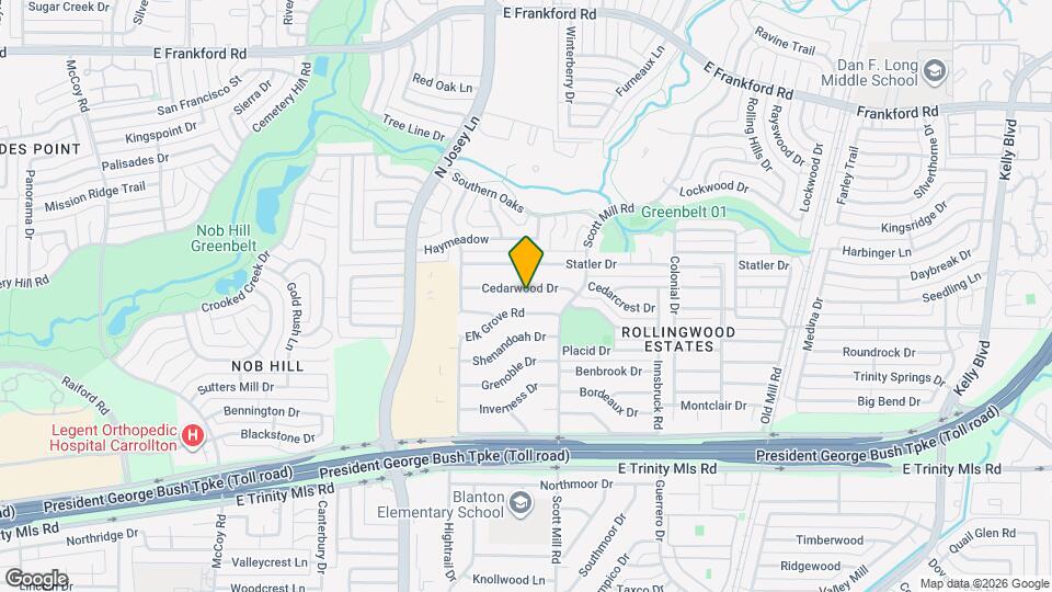 2020 Cedarwood Dr Map and Location Details