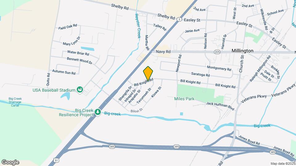 4585 Bill Knight Rd Map and Location Details