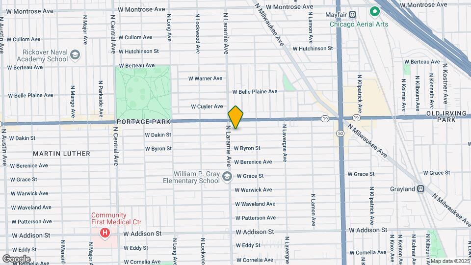 5146 W Dakin St Map and Location Details