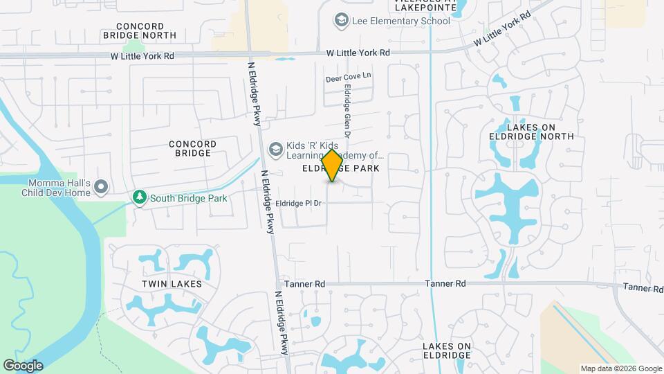 5814 Eldridge Glen Dr Map and Location Details