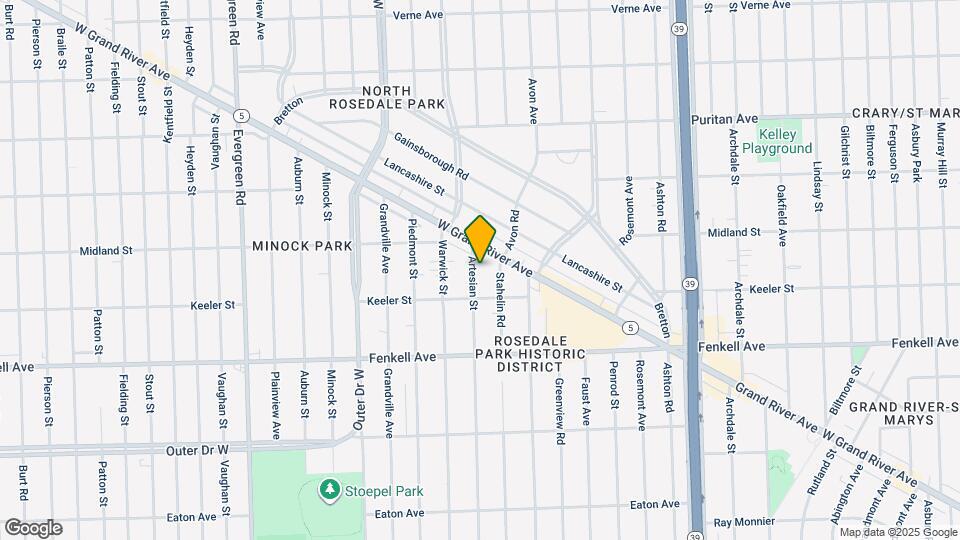 15466 Artesian St Map and Location Details