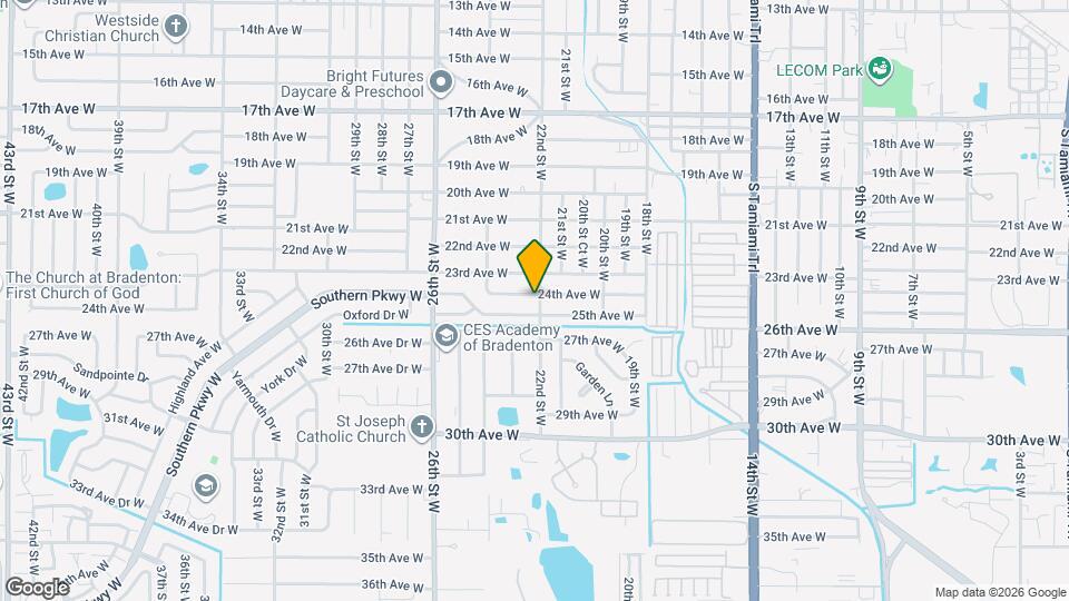 2201 24th Ave W Map and Location Details